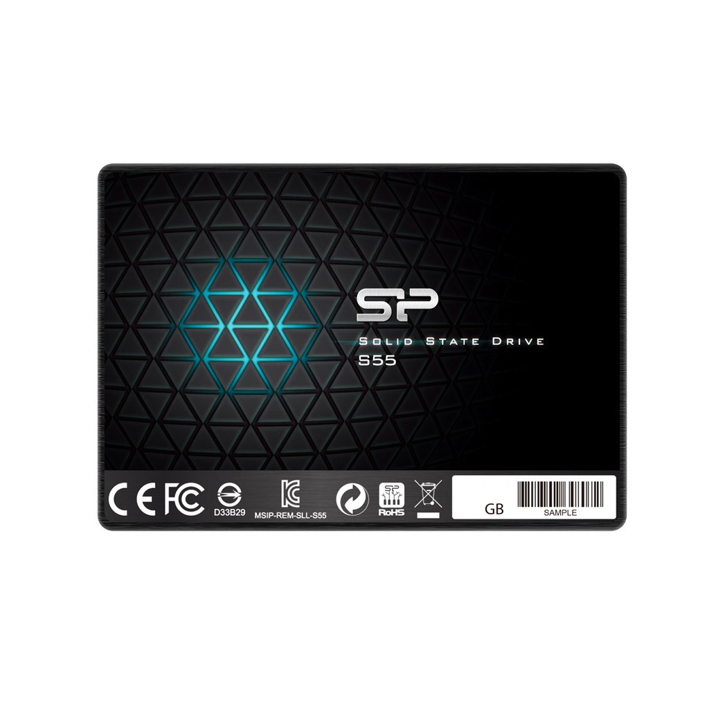 Ổ cứng SSD Silicon Power Slim S55 120GB Sata III 2.5" upto 550MB/s / 420MB/s