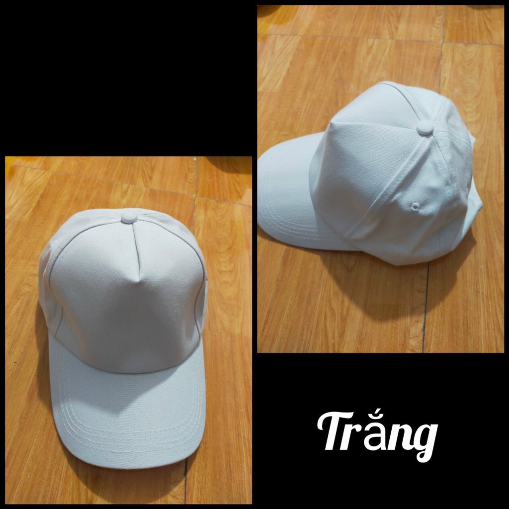 NÓN LƯỠI TRAI TRƠN 1 LỚP GIÁ RẺ nhiều màu - MŨ SỰ KIỆN - MŨ QUÀ TẶNG - MŨ DU LỊCH