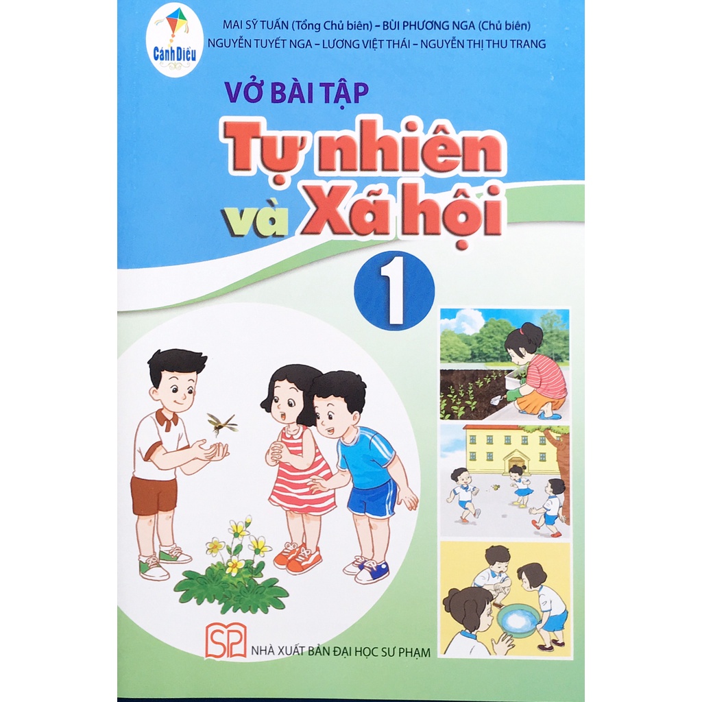 Sách Vở bài tập Tự nhiên và xã hội 1 (CD) và 2 tập giấy kiểm tra cấp 1