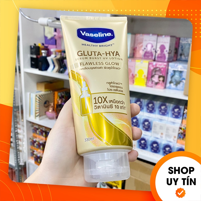 [Chính hãng] Sữa dưỡng thể Vaseline 10x Healthy Bright Gluta Hya Serum Flawless Glow