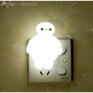 Đèn ngủ tạo hình Baymax hoạt hình cực kì dễ thương, đèn ngủ dễ thương