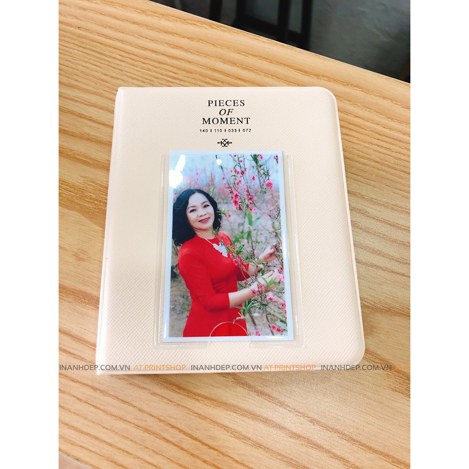 Album ảnh 6x9 - 65 ảnh, Album ảnh Polaroid bìa da trơn nhiều màu