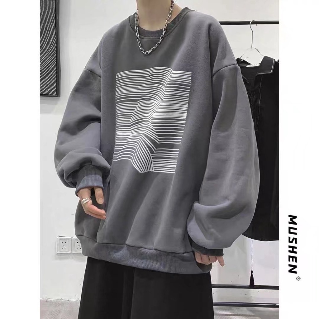 Áo Sweater Nỉ Bông Love Wins Thu Đông Ulzzang hiphop In Unisex Form Rộng