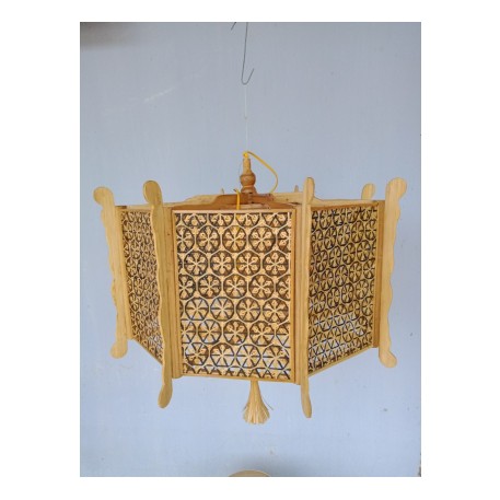 [Mây tre Bao La Huế] Đèn Trang Trí Bằng Mây Tre