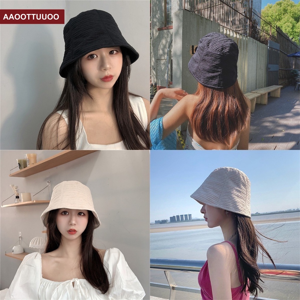 Nón Tai Bèo Mỏng Màu Trắng Đen Thời Trang