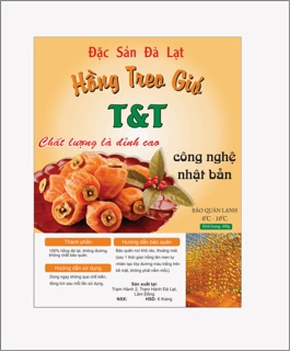 Hồng sấy gió Đà Lạt T&T