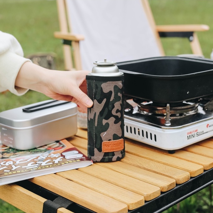 Vải bọc bình ga mini Vietcamp cho 2 loại bình dài 220g - tròn 230g