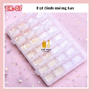 HẠT ĐÍNH MÓNG TAY ( tặng khay 28 ô)