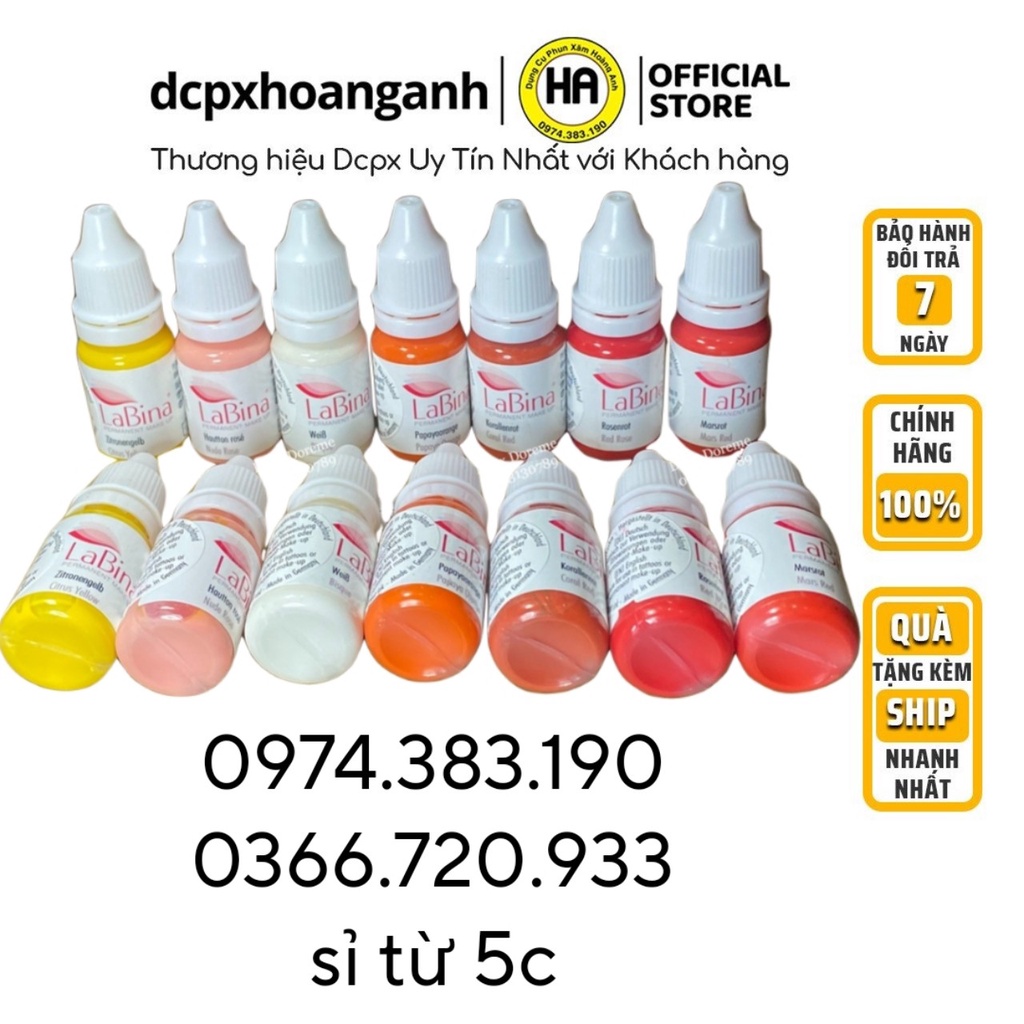 Mực LABINA Chính Hãng Đức SIZE mini Và Full size