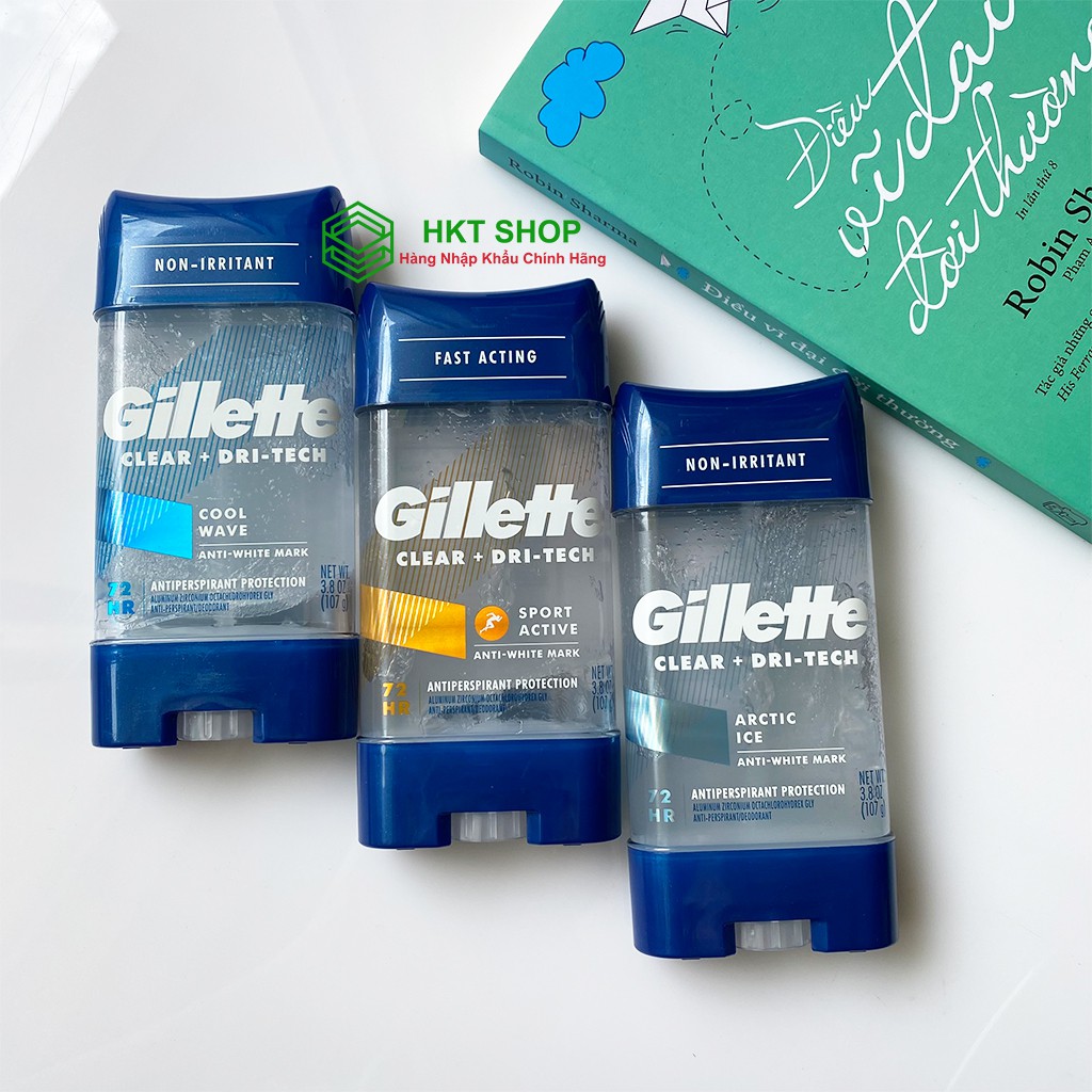 Lăn Khử Mùi Gillette Clear Gel 107g - HKT Shop