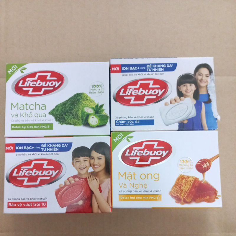Bánh xà phòng lifebuoy matcha, mật ong, bảo vệ vượt trội