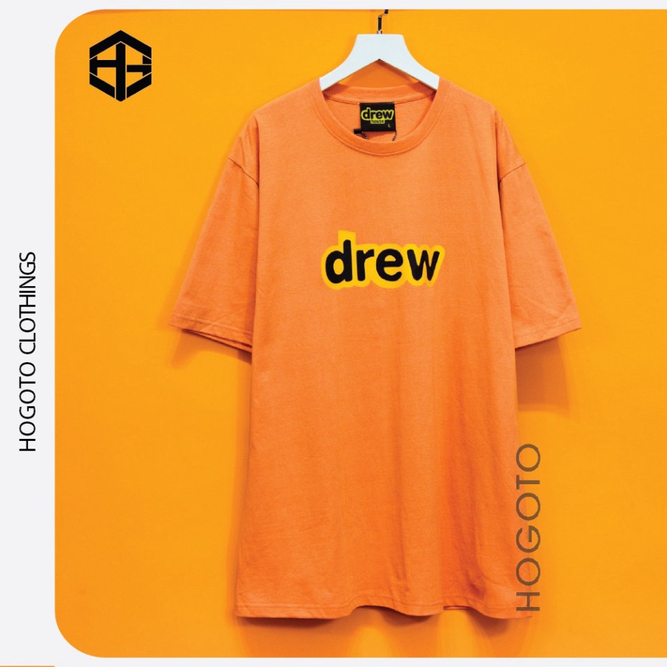 Áo thun tay lỡ DREW Full tag MABU shop , Áo thun unisex nam nữ form rộng oversize chất liệu Cotton | BigBuy360 - bigbuy360.vn