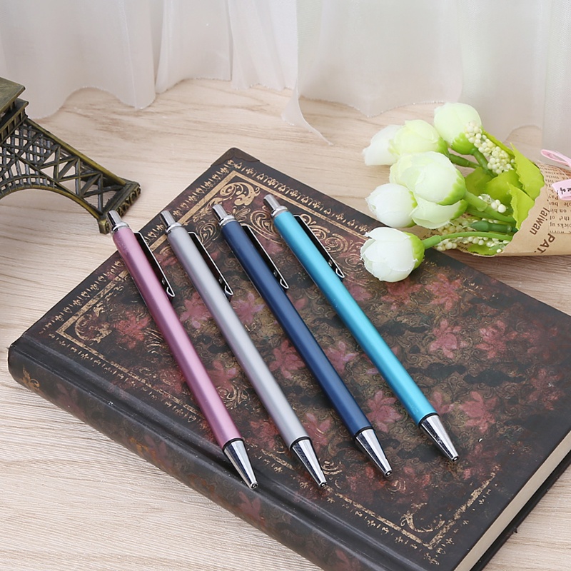 Bút Chì Bấm 0.7mm Bằng Kim Loại Có Thể Bơm Lại Chống Trượt Cho Trẻ Em / Người Lớn