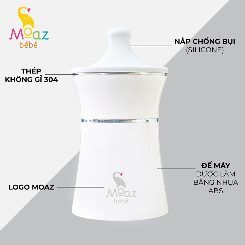 _ Máy hâm Sữa di động ko dây Moaz bebe- Mb041- Tuyển sỉ