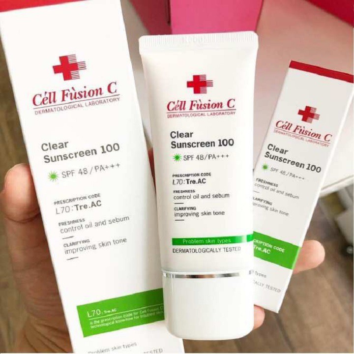 Kem chống nắng Cell Fusion C Control oil and sebum 100 SPF 48+/PA+++ 50ml