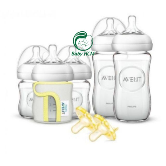 Bình sữa thủy tinh Philips Avent 120- 240ml