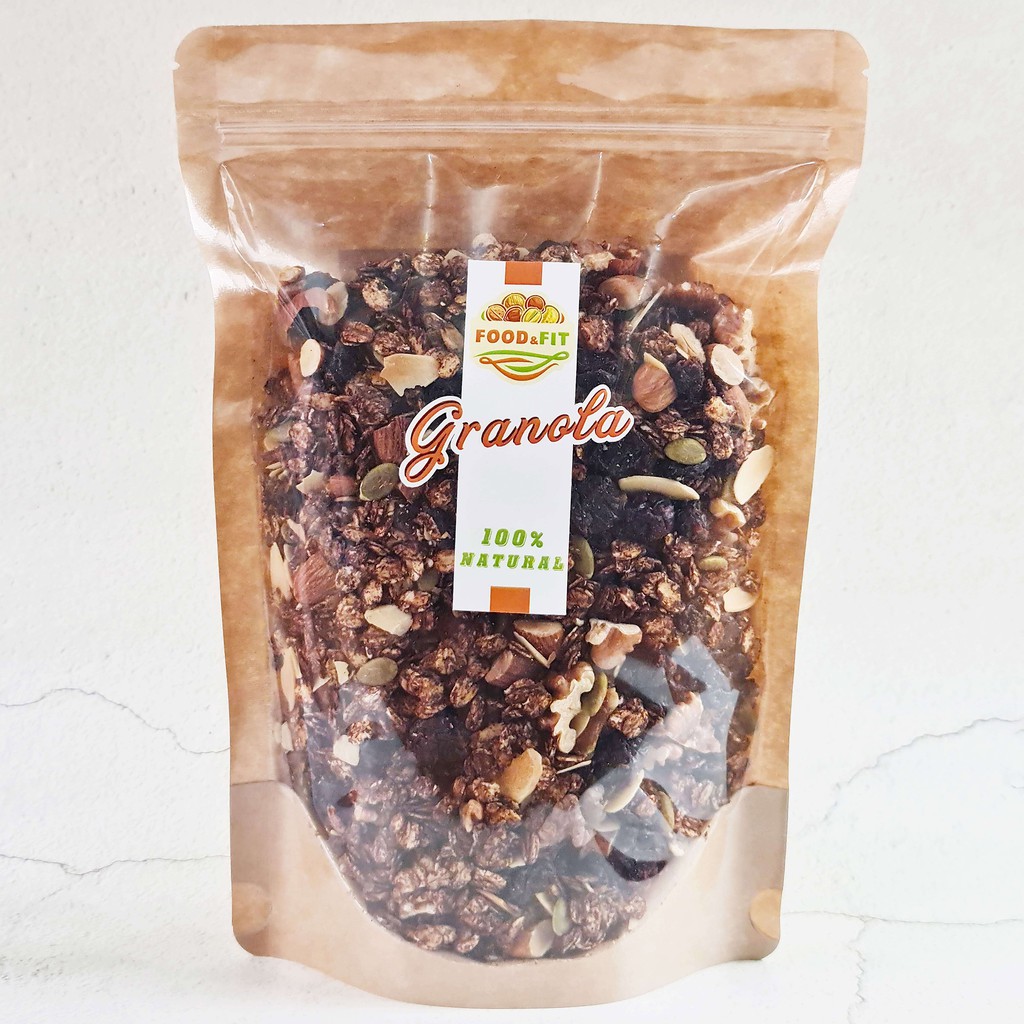 GRANOLA ngũ cốc ăn kiêng không đường vị cacao | BigBuy360 - bigbuy360.vn