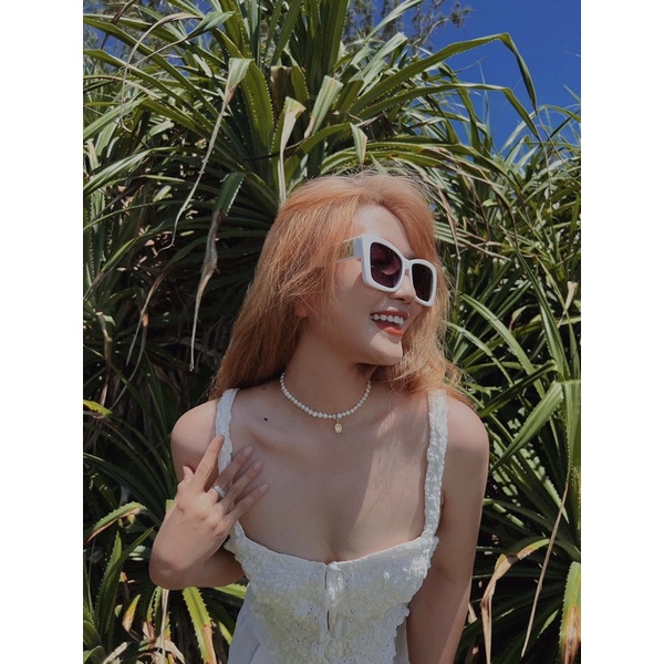 Áo croptop 2 dây nữ sexy cài nút Áo 2 dây kiểu croptop ren cài khuy Không tay Ngọt ngào Sang chảnh Thiết kế