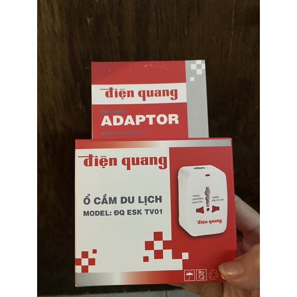 Ổ CẮM DU LỊCH ĐA NĂNG ĐIỆN QUANG ( DÀNH CHO ĐI DU LỊCH, CẮM TRẠI, SẠC PIN)