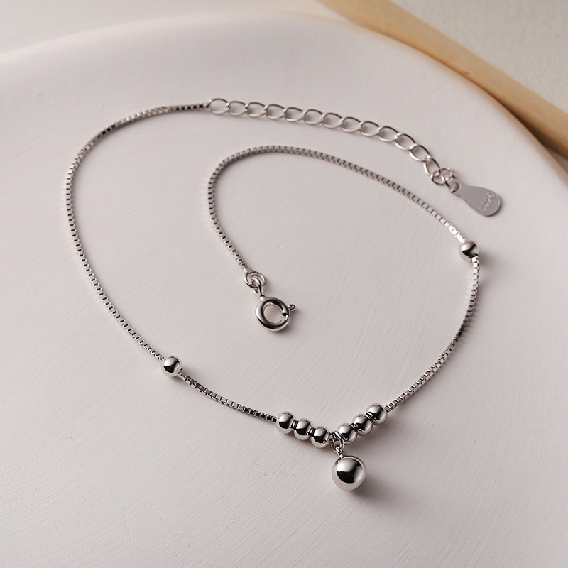 [Hàng Mới] Lắc Chân Nữ Hình Quả Bóng Nhỏ Đơn Giản Phong Cách Hàn Quốc