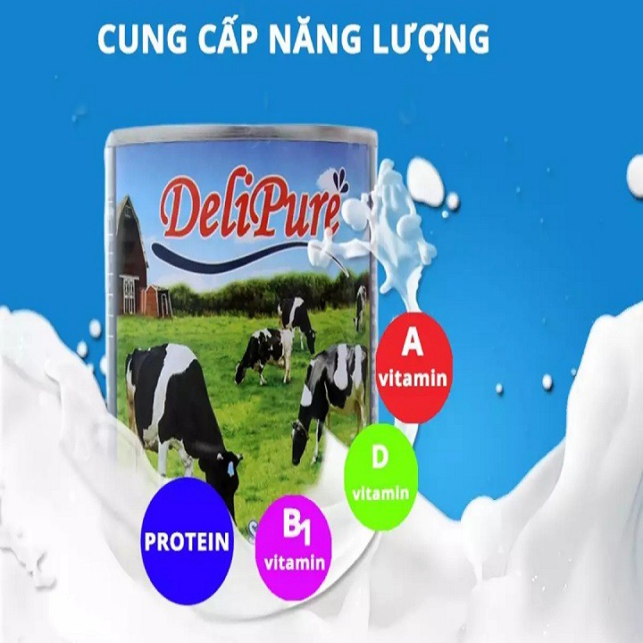 Sữa đặc có đường Delipure 380g ( nhập khẩu Malaysia) | BigBuy360 - bigbuy360.vn