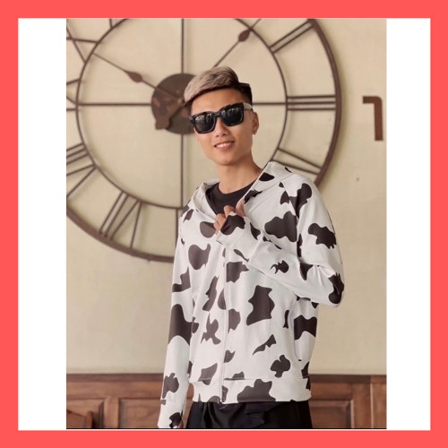 Áo trống nắng,áo khoác nắng hoodie bò sữa nam nữ trẻ trung năng động,vải co dãn thoáng khí. | BigBuy360 - bigbuy360.vn