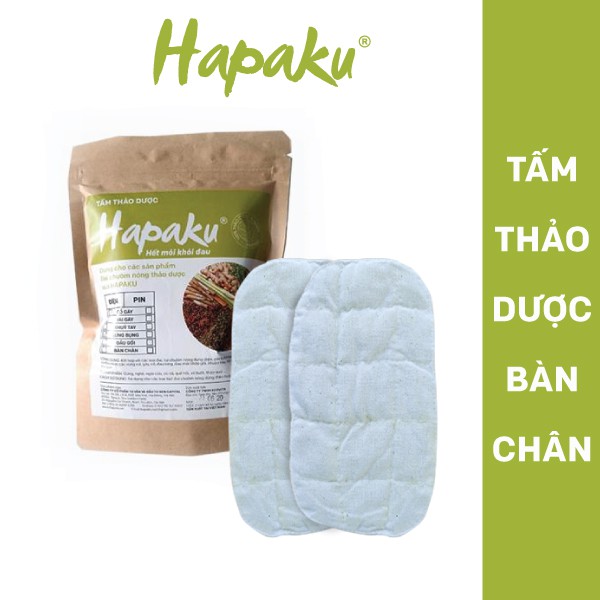 Tấm thảo dược thay thế cho đai bàn chân Hapaku