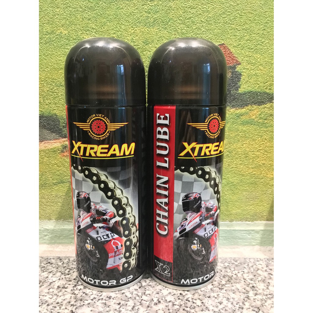 Chai xịt vệ sinh sên xe xích xe máy, mô tô Xtream Chain Cleaner X1 550ml