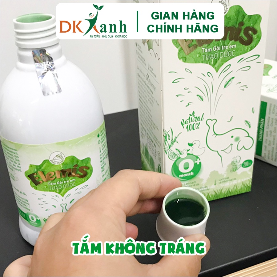 Combo 2 Chai Nước tắm Elemis - DK Pharma, 500ml/chai tặng 2 hộp bông tăm 200 que/hộp