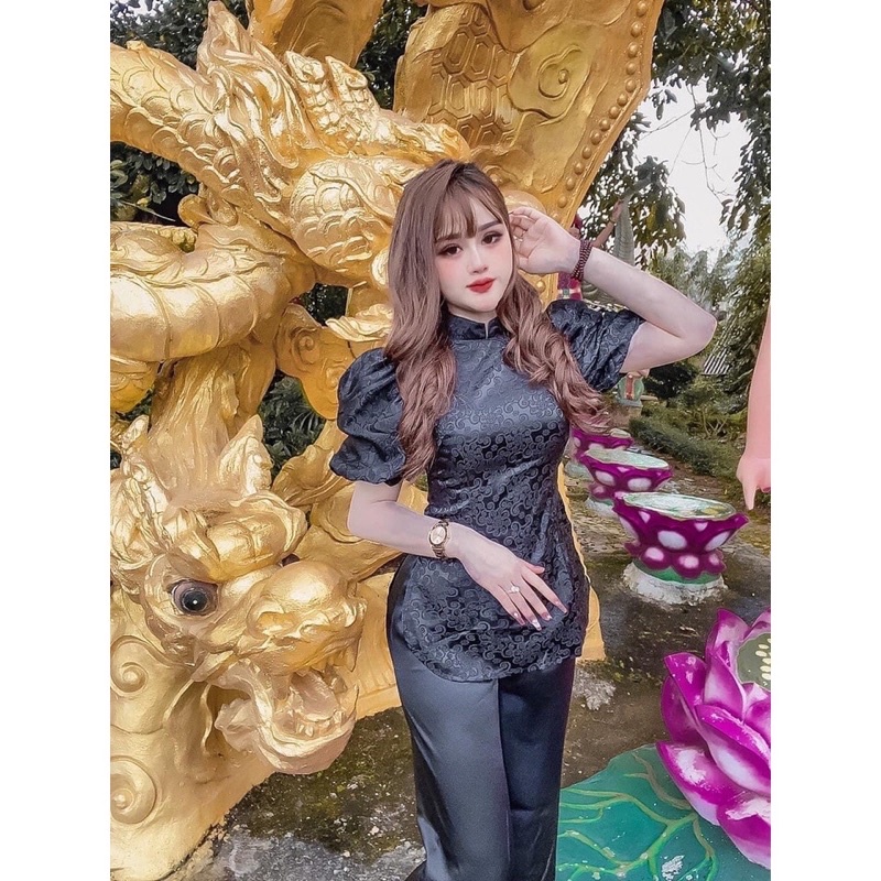 đồ đi chùa gấm tay phòng