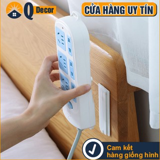 Miếng dán tường treo ổ cắm điện, cục phát wifi với miếng keo trong siêu chắc