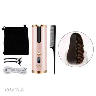 Auto Rotating Hair Curler Cordless Waver Curling Iron Tool Styler