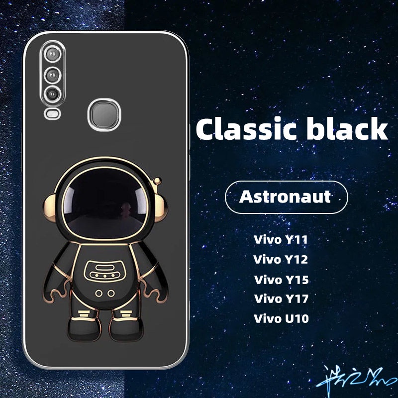 Ốp Điện Thoại In Hình Phi Hành Gia Có Giá Đỡ Cho Vivo Y20 Y20i Y11 Y12S Y15 Y12 Y12A Y17 Y95 Y91i Y91C Y50 Y30 Y83 Y81i Y19 V17 V21 V23