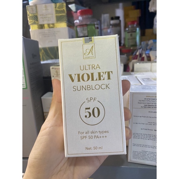 Kem chống nắng Violet Sunblock A Cosmetics