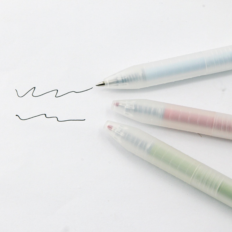 Bút Mực Gel Nhám Ngòi 0.5mm Cho Trường Học/Văn Phòng