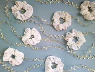 ✨Chun cột tóc Scrunchie hologam handmade