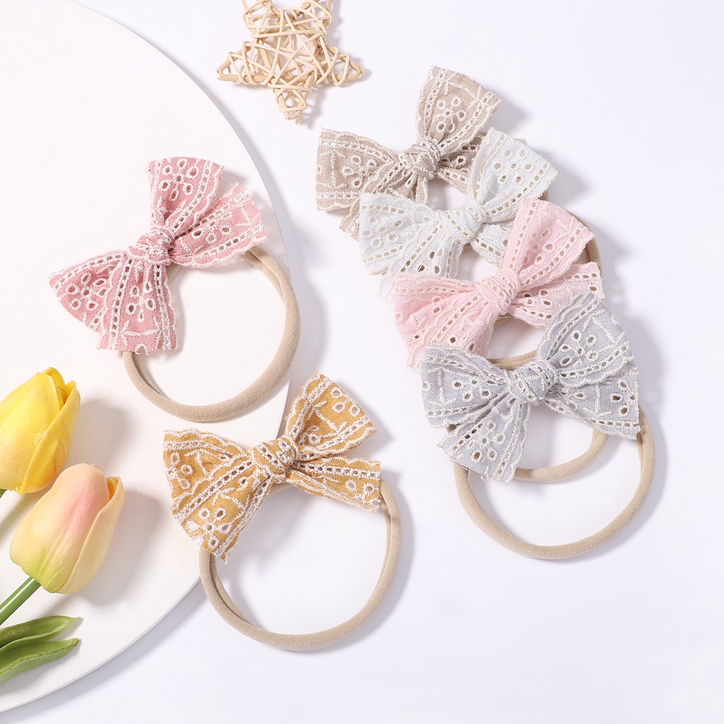 Dây thun cột tóc KIDSBOWS gắn nơ đáng yêu cho bé gái