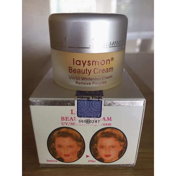 Kem Laysmon Beauty cream UV/30 whitening cream 15g ( chính Hãng)