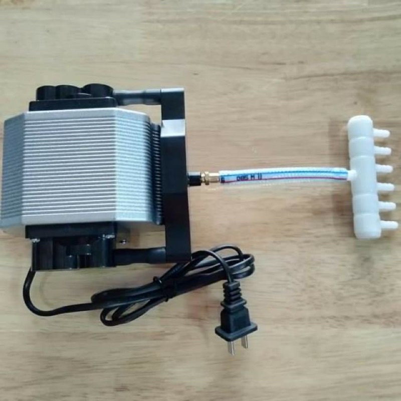 Máy sục sủi bơm khí oxy  aquablue AP 30- AP-50 ap50 vỏ nhôm 25W ít ồn cho hồ