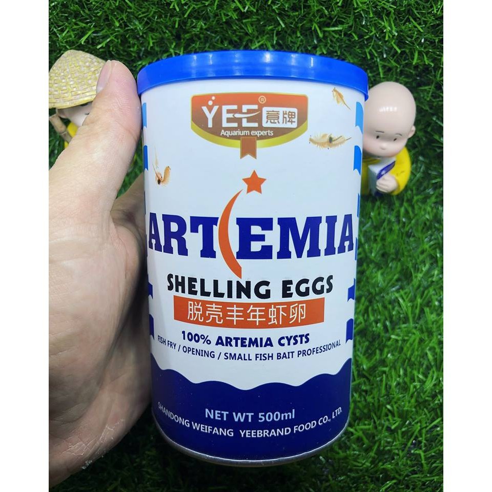 Artemia Bột Tách Vỏ Cho Cá Ăn Trực Tiếp - Guppy Xanh