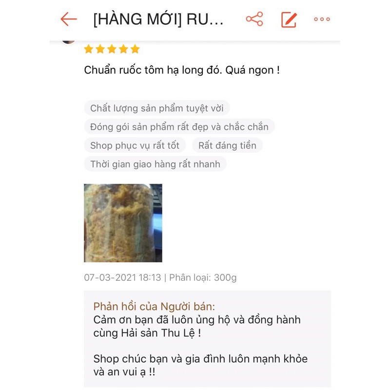 [HÀNG MỚI] RUỐC TÔM THỊT ĐẶC SẢN HẠ LONG 300g, 1kg | BigBuy360 - bigbuy360.vn
