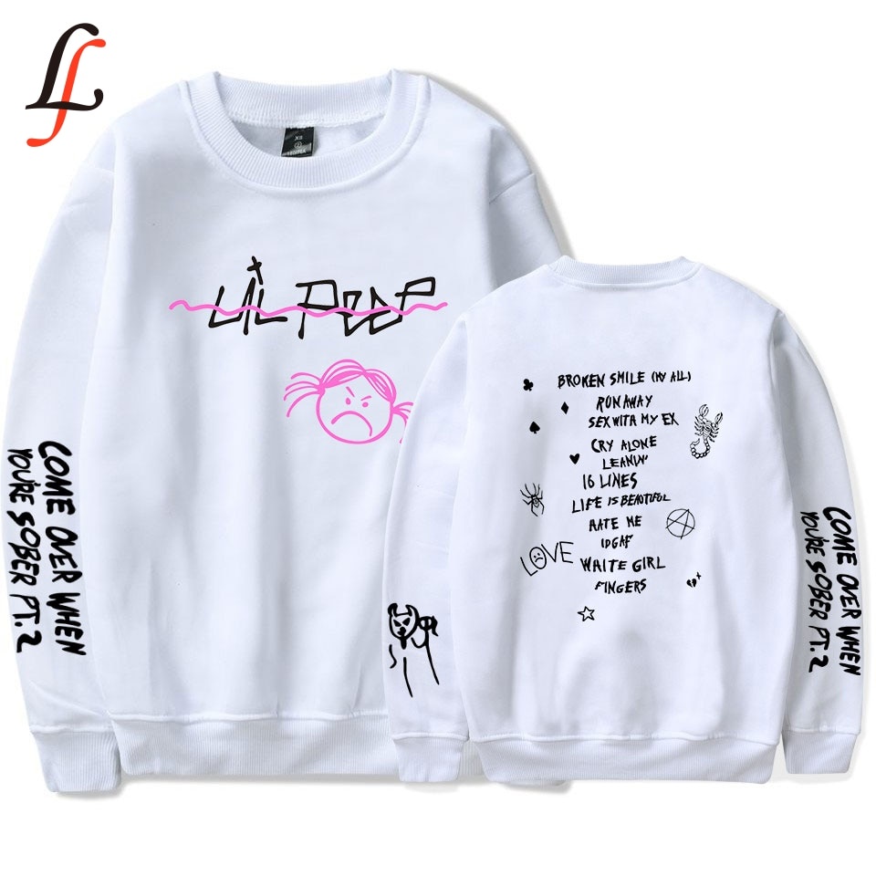 Áo Hoodie In Họa Tiết Lil peep Thời Trang Hip Hop 2019 Cho Nữ