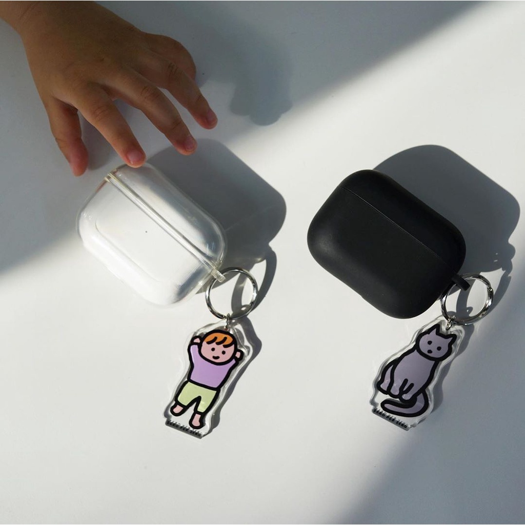 Móc Khóa Phong Cách Hàn Quốc Gia Đình Độc Đáo