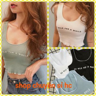 Áo nữ ba lỗ croptop xinh