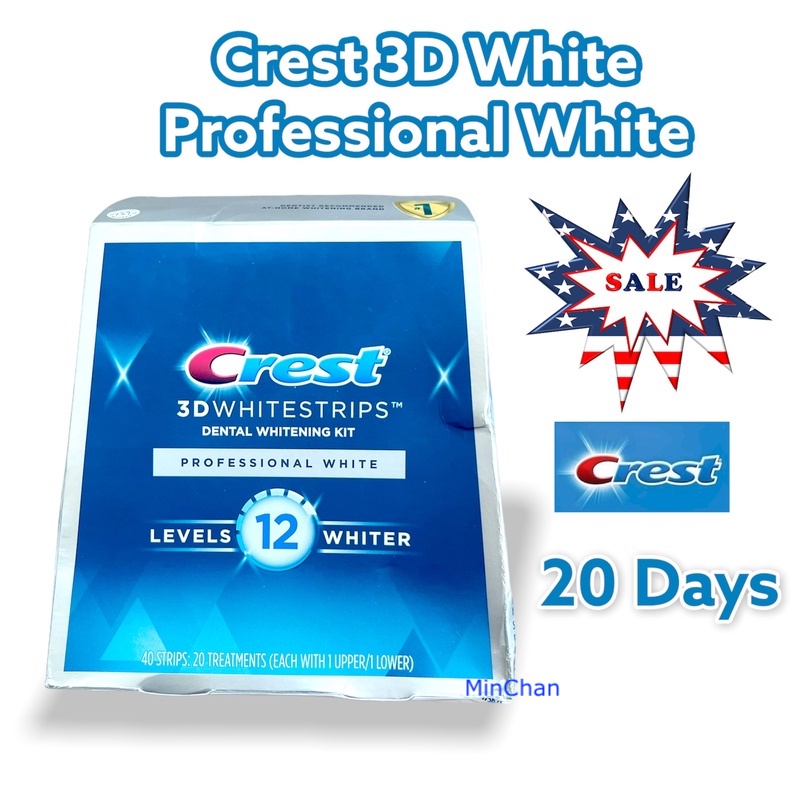 Full Box Dán trắng răng siêu trắng mẫu mới Professional Effects Level Whiterning USA