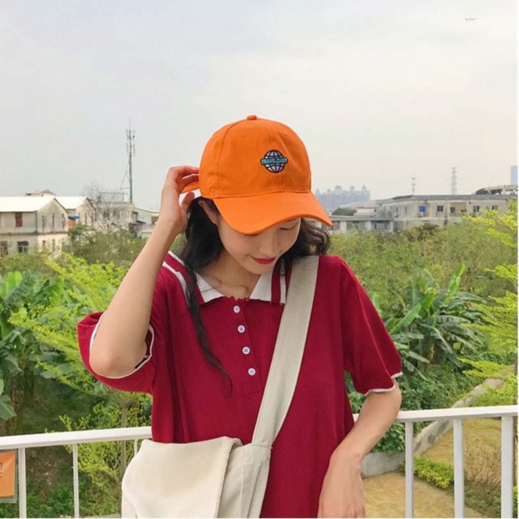 [Thanh lý - Dọn kho] Mũ lưỡi trai nam nữ thêu chữ Travel Camp