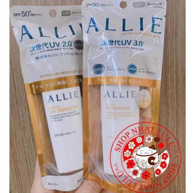 Kem chống nắng kanebo allie extra UV perfect SPF 50+ 60ml dạng sữa milk Nhật