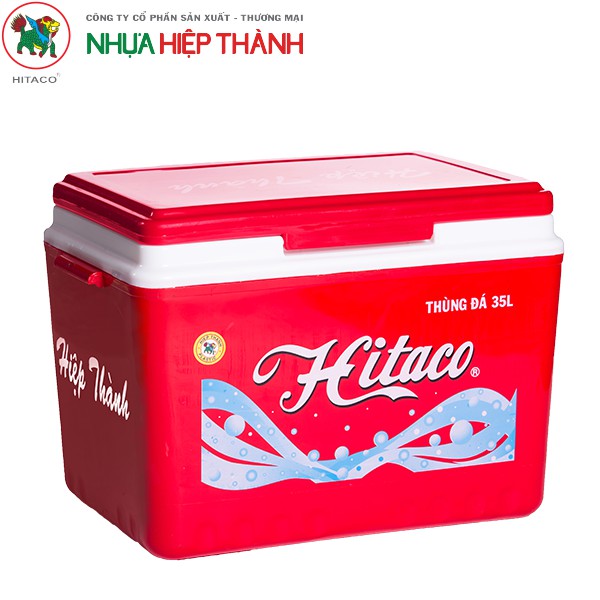 THÙNG ĐÁ HITACO VUÔNG 35 LÍT HIỆP THÀNH CAO CẤP-Kích thước: 52.6 x 34.0 x H 39.0 CM-GIAO NHANH 2H