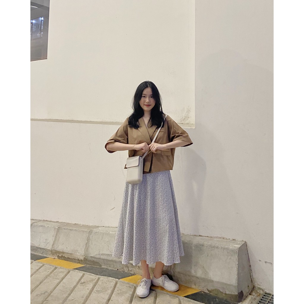 CHÂN VÁY XOÈ VINTAGE PHONG CÁCH ULZZANG