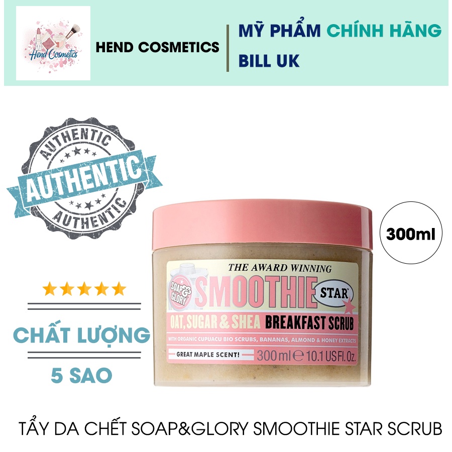 Tẩy tế bào chết body Soap and Glory Smoothie Star Breakfast Scrub 300ml